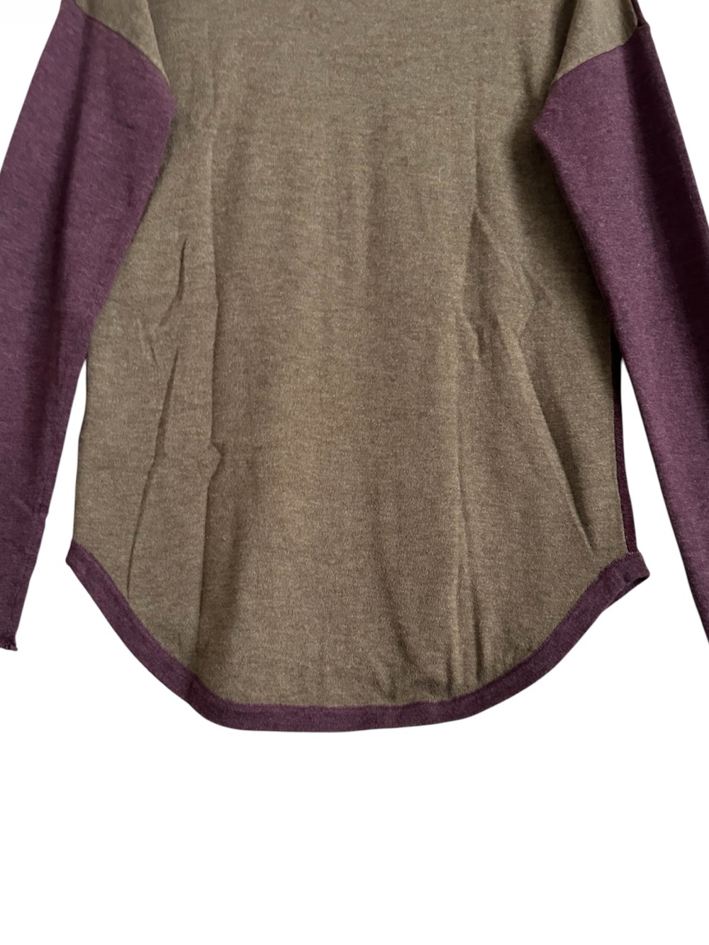 Smartwool Shadow Pine Wool Blend Colorblock Crew Sweater XS - Picture 6 of 13